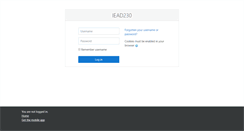 Desktop Screenshot of iead230.org